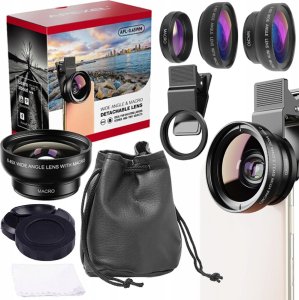 OBIEKTYW NA TELEFON LENS KIT WIDE ANGLE LENS 1