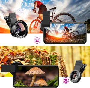 OBIEKTYW NA TELEFON LENS KIT WIDE ANGLE LENS 8
