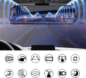 REJESTRATOR JAZDY W LUSTERKU TOUCH W58 8