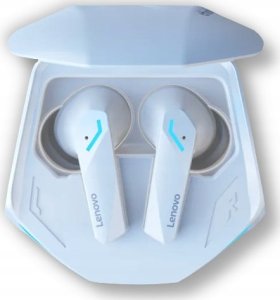 Słuchawki Lenovo Słuchawki bezprzewodowe douszne gamingowe bluetooth białe GM2 Pro 2