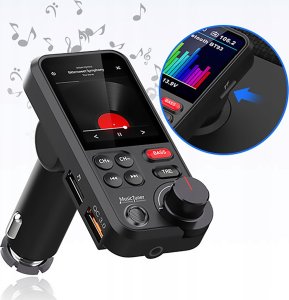 TRANSMITER SAMOCHODOWY BLUETOOTH RETRO BT310 9