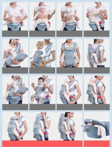 NOSIDEŁKO DLA DZIECKA 15w1 1008 GRANATOWE 11