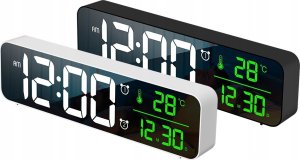 ZEGAR ELEKTRONICZNY Z WYŚWIETLACZEM LCD 3888 czarny 13