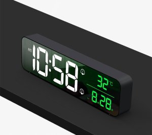 ZEGAR ELEKTRONICZNY Z WYŚWIETLACZEM LCD 3888 czarny 8