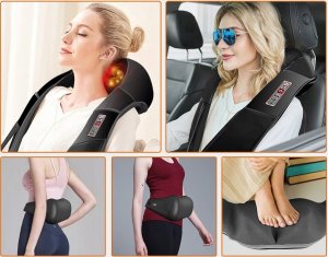 MASAŻER KARKU SHIATSU 6 PRZYCISKÓW HT-P002 4