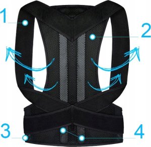 KOREKTOR POSTAWY PROSTOWNIK BCK-25 rozmiar L 15