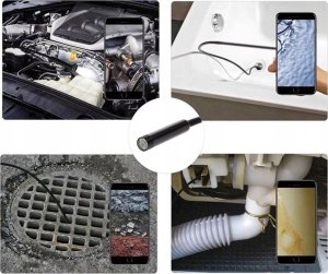 ENDOSKOP CYFROWY LED ELASTYCZNY 5m XMZ-007 7