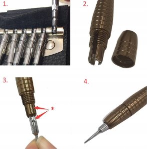 ZESTAW PRECYZYJNYCH ŚRUBOKRĘTÓW 25in1 8