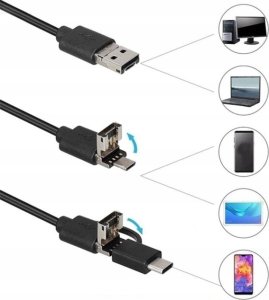 ENDOSKOP CYFROWY LED 3,5m XMZ-006 2