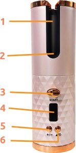 LOKÓWKA DO WŁOSÓW AUTOMATYCZNA 008 RÓŻOWO-ZŁOTA 13