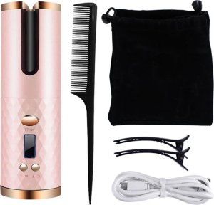 LOKÓWKA DO WŁOSÓW AUTOMATYCZNA 008 RÓŻOWO-ZŁOTA 9