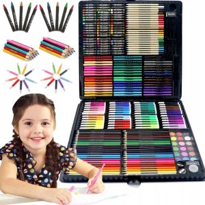 ZESTAW ARTYSTYCZNY W WALIZCE 288el KIDDO-04 1