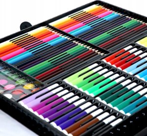 ZESTAW ARTYSTYCZNY W WALIZCE 288el KIDDO-04 8