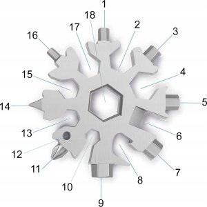 MULTITOOL ŚNIEŻYNKA MT-SNWFLK 5