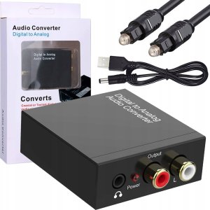 KONWERTER OPTYCZNY TOSLINK RCA3 YQ-2 11