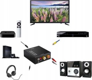 KONWERTER OPTYCZNY TOSLINK RCA3 YQ-2 12
