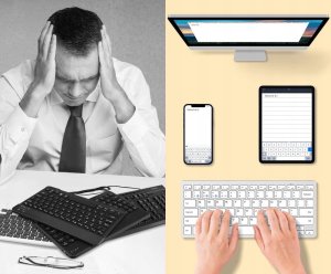 KLAWIATURA BEZPRZEWODOWA SLIM S-WIFI-4 3