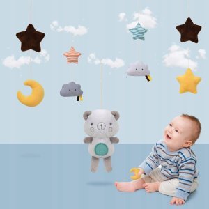 KARUZELA Z PLUSZAKAMI BIAŁA TOY-10 2