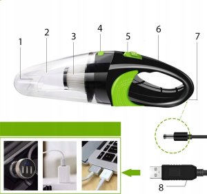 ODKURZACZ SAMOCHODOWY 1 AX-6603 10