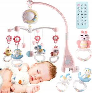 KARUZELA Z GRZECHOTKAMI I PILOTEM TOY-15 1