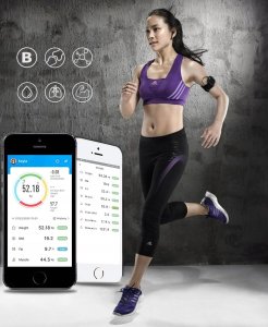 Waga łazienkowa Fala ANALITYCZNA WAGA ŁAZIENKOWA BLUETOOTH M1G936 5