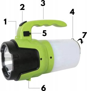 LATARKA AKUMULATOROWA TOPLIGHT R5-T6 9