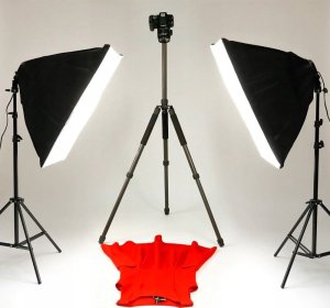 ZESTAW 2x SOFTBOX 50x70 + STATYW DOUBLE SHOX-003 2
