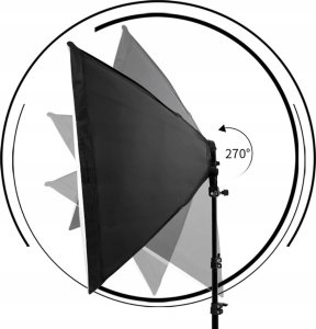 ZESTAW 2x SOFTBOX 50x70 + STATYW DOUBLE SHOX-003 4