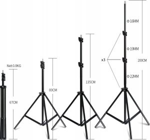 ZESTAW 2x SOFTBOX 50x70 + STATYW DOUBLE SHOX-003 5