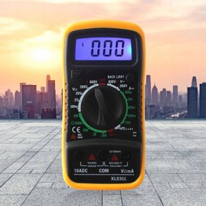 CYFROWY MIERNIK PRĄDU POMARAŃCZOWY XL830L 11