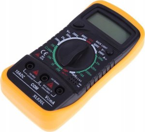 CYFROWY MIERNIK PRĄDU POMARAŃCZOWY XL830L 12