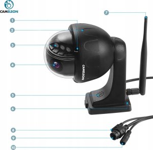 KAMERA MONITORUJĄCA 5MPX SD19W CZARNA 10