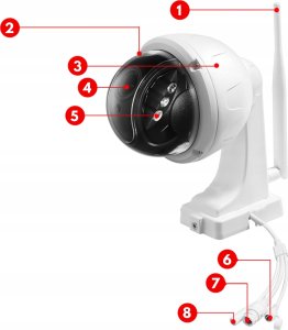 KAMERA MONITORUJĄCA 5MPX SD19W BIAŁA 12