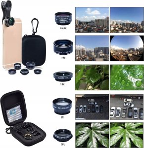 ZESTAW OBIEKTYWÓW DO TELEFONU 8w1 APL-DG5H 9