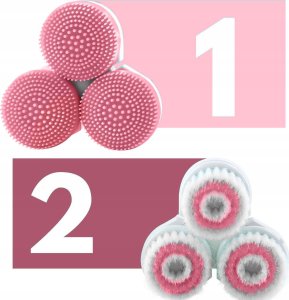 ELEKTRYCZNA SZCZOTKA DO TWARZY AE-878A różowy 3