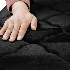 Logit Dywanik łazienkowy 51x40cm czarny (5905370212464) 5