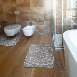 Logit Dywanik łazienkowy 50x80cm szary (5905370212440) 5