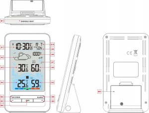 STACJA POGODY CLOUDY FJ3395A 10
