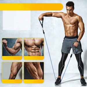 ZESTAW 5 GUM TRENINGOWYCH Z UCHWYTAMI TB2 5