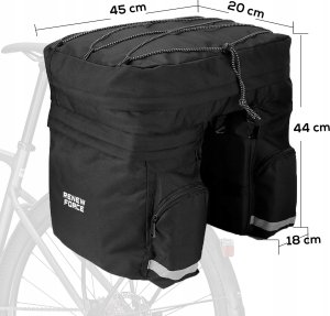 Lynx SAKWA ROWEROWA NA BAGAŻNIK XXL BP-DOUBLE10 3