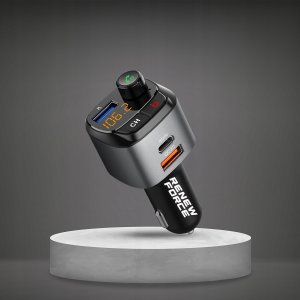 TRANSMITER SAMOCHODOWY BLUETOOTH FM BASS C68 1