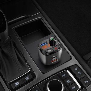 TRANSMITER SAMOCHODOWY BLUETOOTH FM BASS C68 3