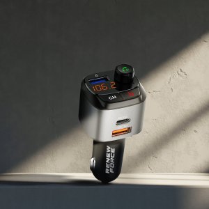 TRANSMITER SAMOCHODOWY BLUETOOTH FM BASS C68 4