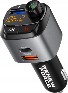 TRANSMITER SAMOCHODOWY BLUETOOTH FM BASS C68 6