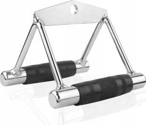 UCHWYT DO WYCIĄGU STALOWY TRÓJKĄTNY Z GUMĄ GYM-4 3
