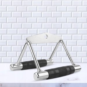 UCHWYT DO WYCIĄGU STALOWY TRÓJKĄTNY Z GUMĄ GYM-4 4