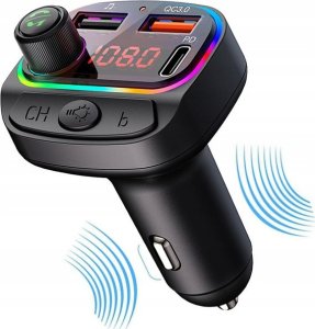 Transmiter FM Alogy TRANSMITER SAMOCHODOWY BLUETOOTH FM BC20 11