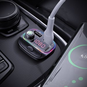 Transmiter FM Alogy TRANSMITER SAMOCHODOWY BLUETOOTH FM BC20 4