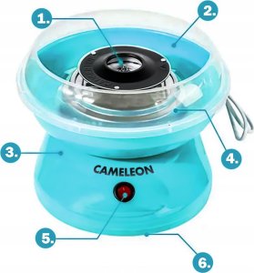 MASZYNKA DO ROBIENIA WATY CUKROWEJ NY-M500 NIEBIESKI 8