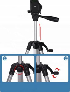 Statyw Manfrotto STATYW 133cm SREBRNY 1 K10+ 8